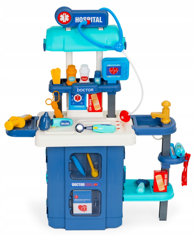 Doktorova súprava 3in1 Doctor's Suitcase 19 príslušenstva
