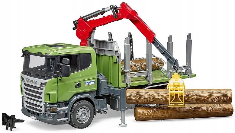 Bruder 03524 SCANIA LKW na prepravu dreva