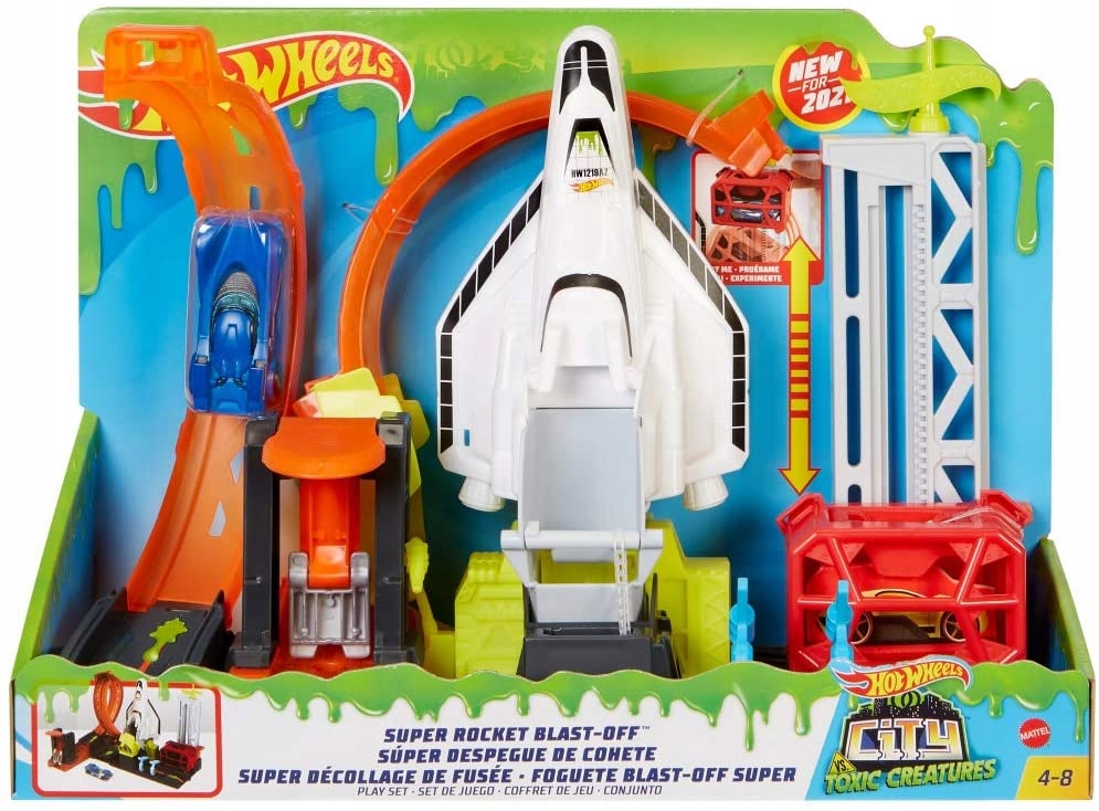 HOT WHEELS TRACK SET STRELENÁ RAKETA + aut