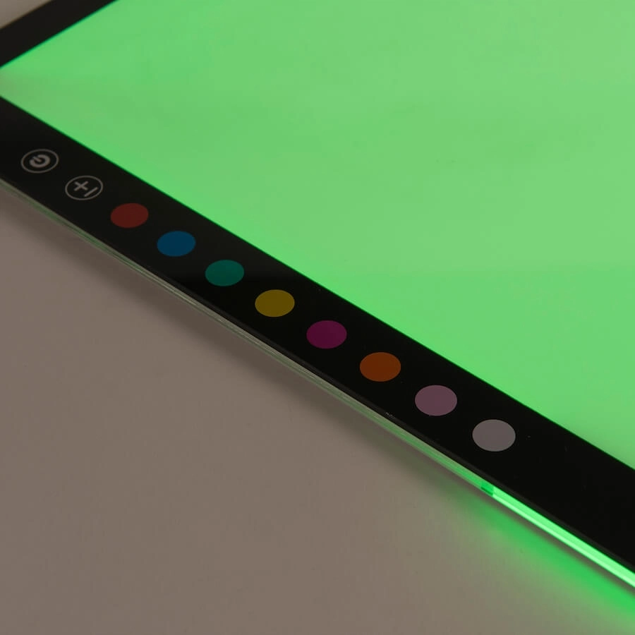 Osvetlený panel LED na hranie s svetlom 8 KOL TTS