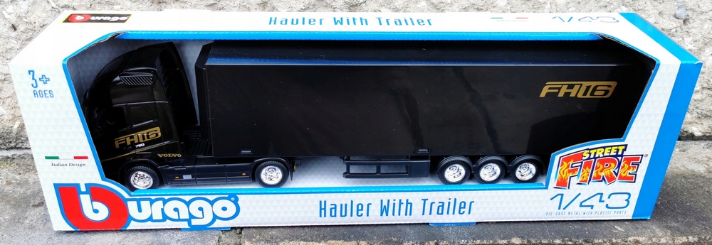 TIR Volvo FH16 Globetrotter 750 XXL BBURAGO 1:43