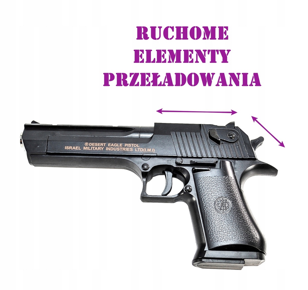 Kovová guľová pištoľ C.20 Desert Eagle 6 mm