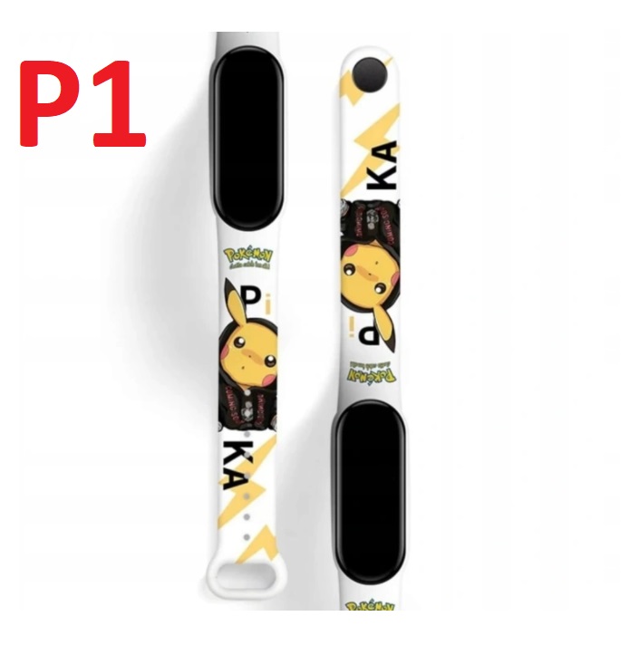 Digitálne hodinky LED farebná pikeva pokemon deti