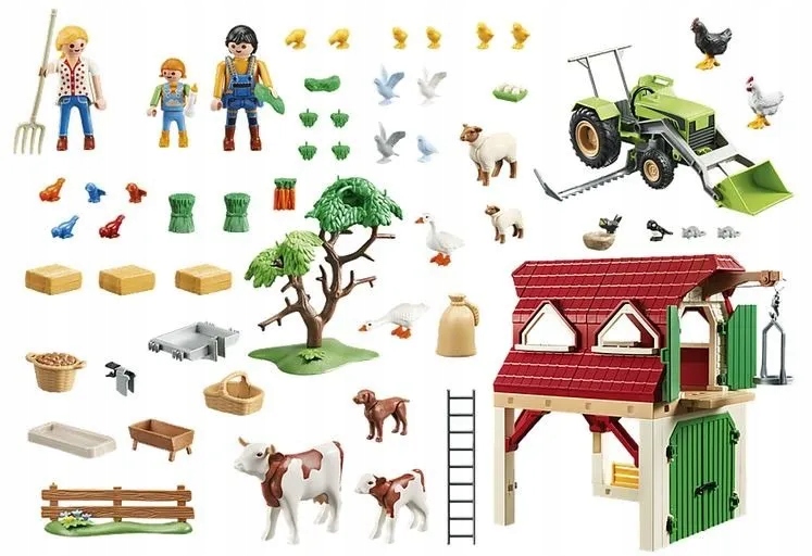 Playmobil Farm Farm Bar Tractor Farm