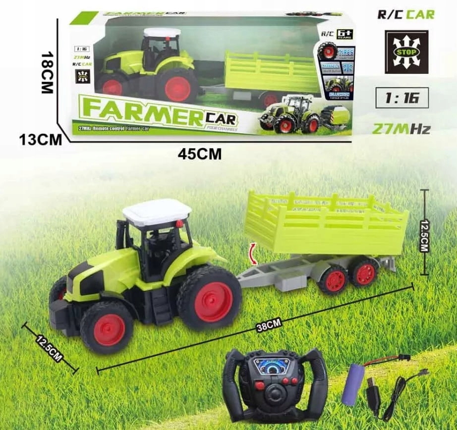 TRAKTOR S PRÍVESOM, RÁDIO PILOT NA DIAĽKOVÉ OVLÁDANIE