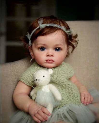 Rebirth baby silikón 60 cm tkanina tela