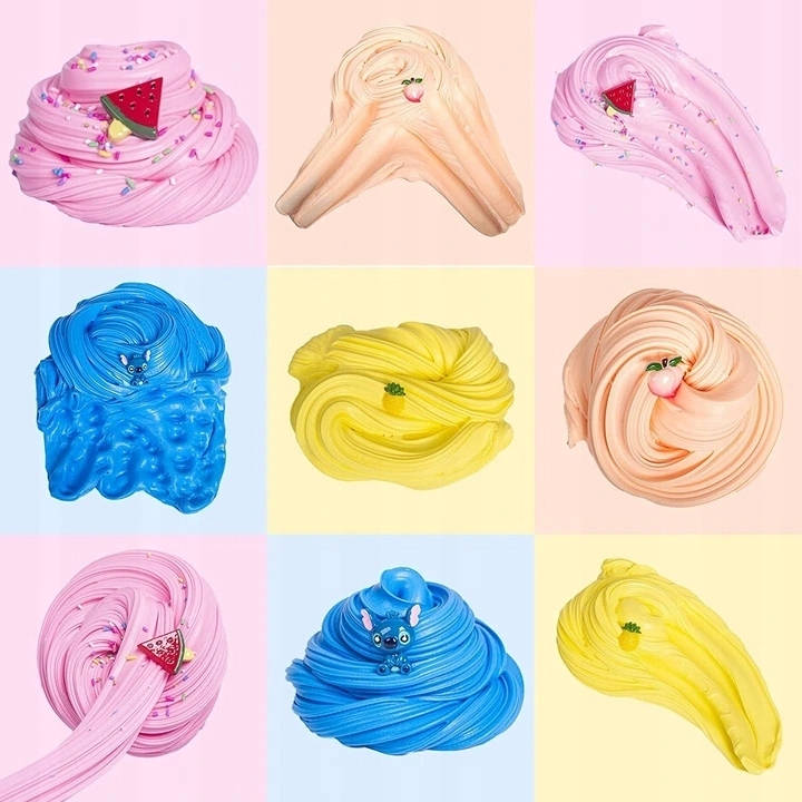 Fluffy Floam Slime Stres Stres Relife Hračky
