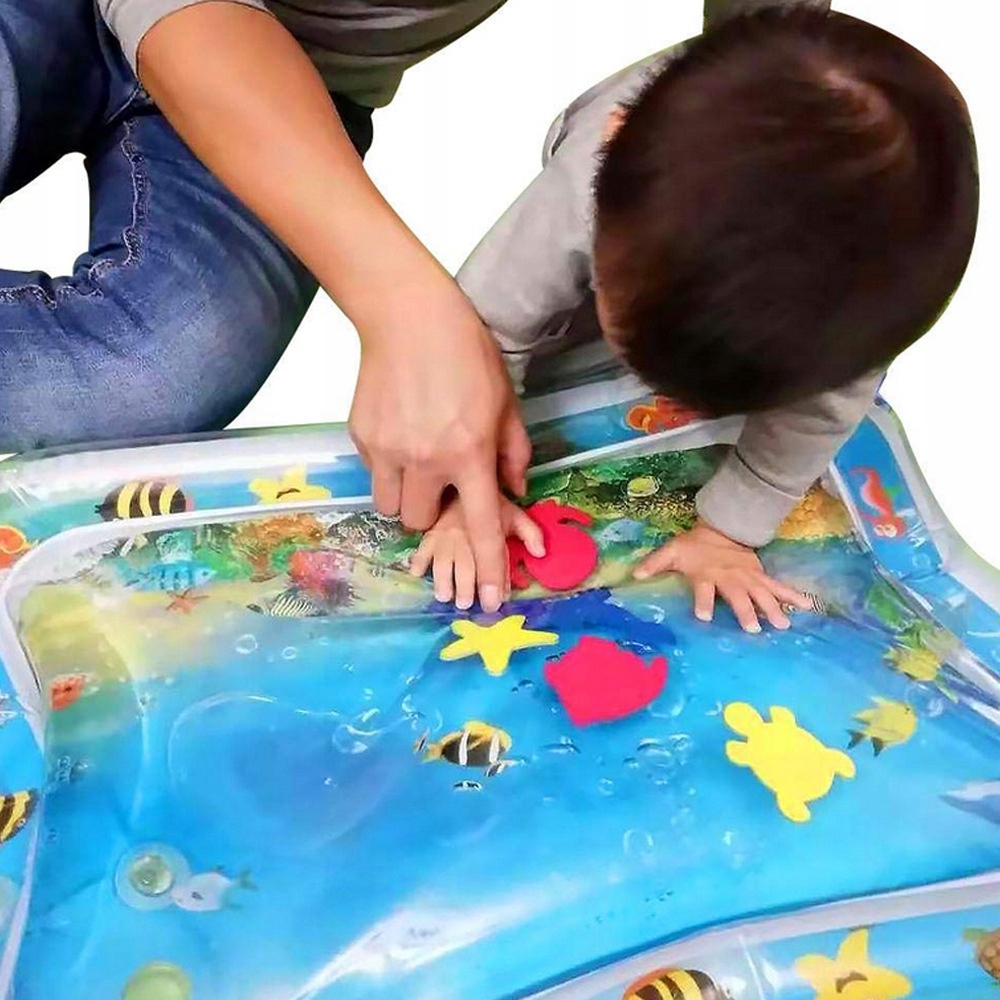Nafukovacia vodná senzorická podložka pre dojčatá xxl