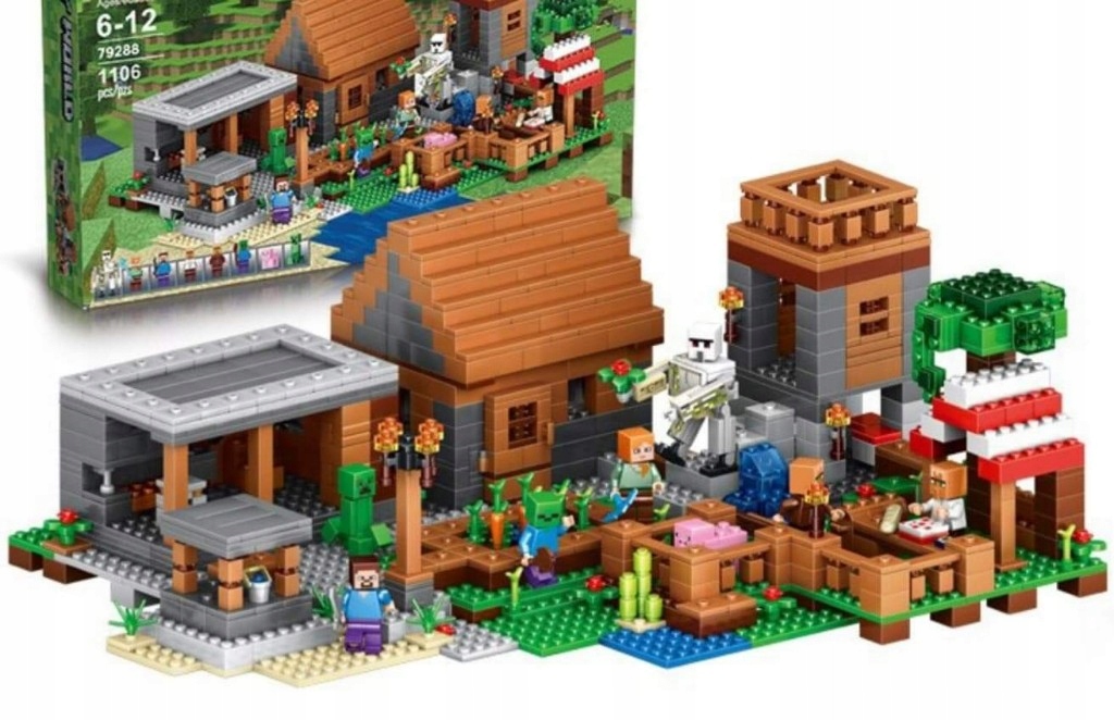 Minecraft Blocks 21128 Mega veľká dedina 1106ele