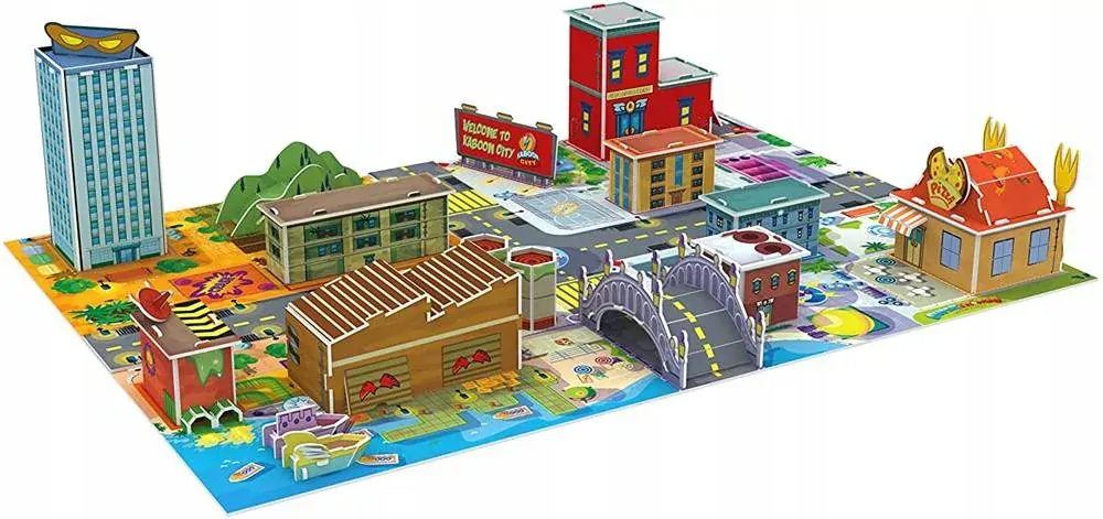 Super Things Super Zings Puzzle 3d Kaboom City