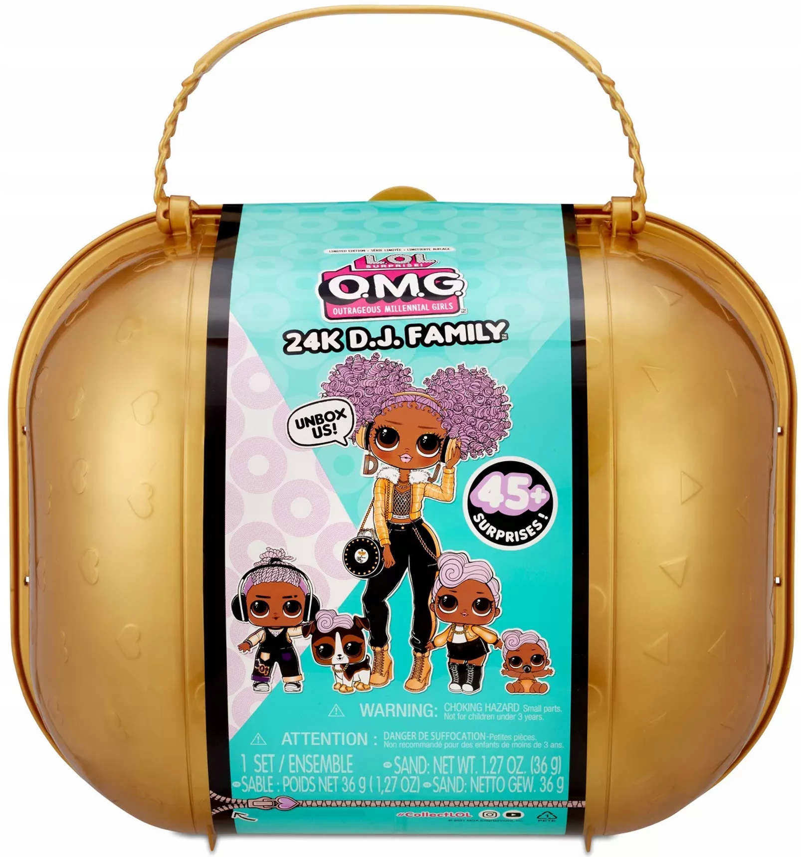 L.O.L. OMG Surprise DJ Family 4 Dolls LOL