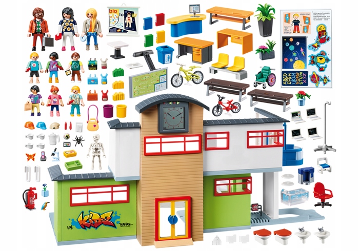 PlayMobil 9453 Veľká škola s vybavením
