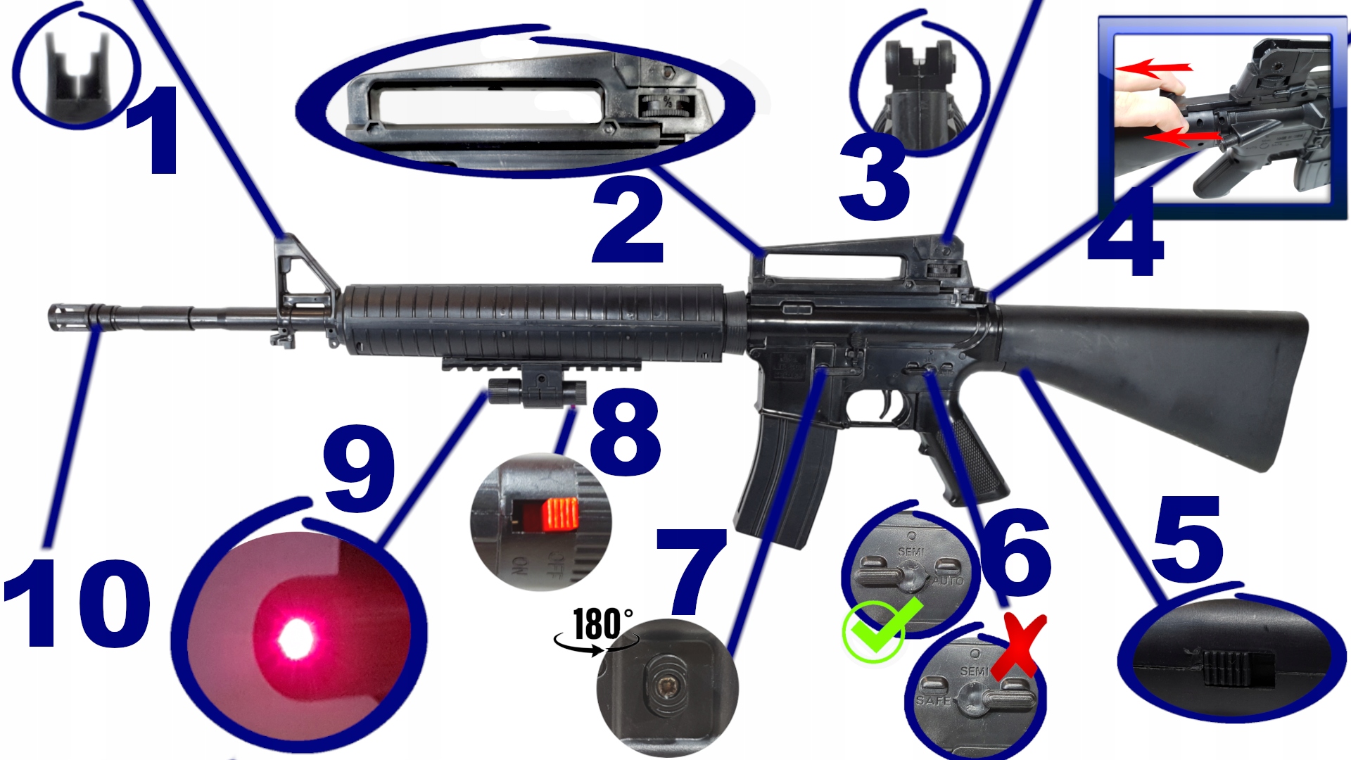 M16 AMERICKÁ GUĽOVÁ PUŠKA ASG SNAKER