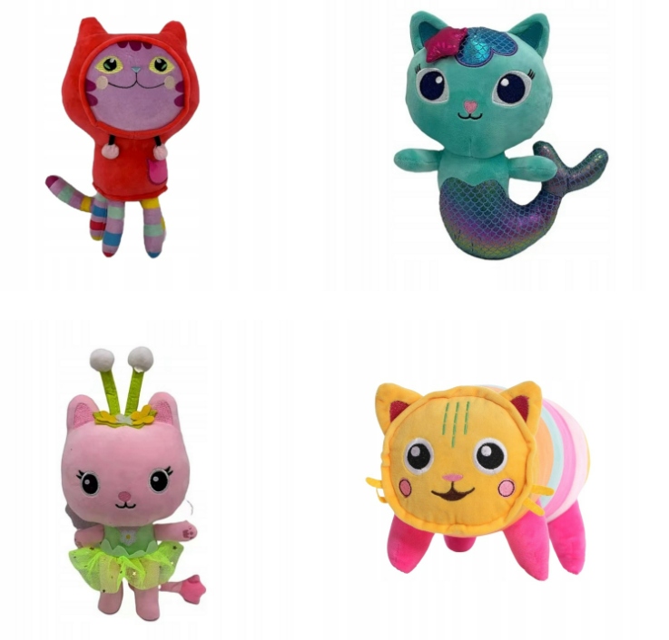 8X maskot domčeka pre bábiky Gabi Gabby's Cat House 25 cm