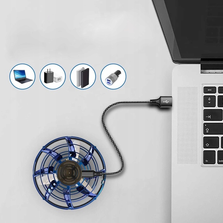 Flying Fidget Spinner FlyNova Pro LED svieti