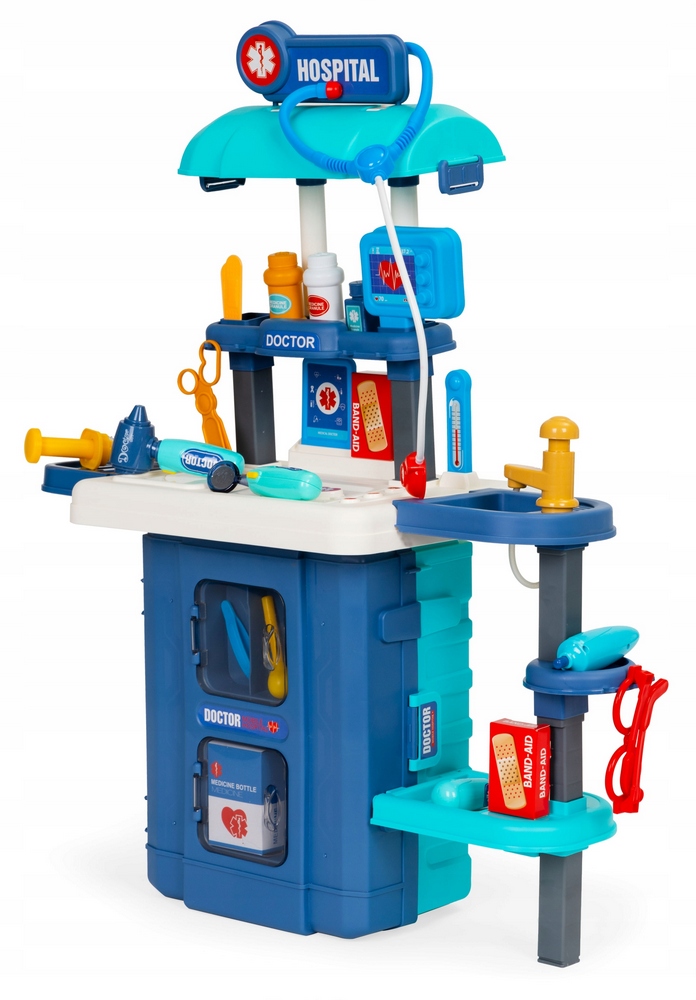 Doktorova súprava 3in1 Doctor's Suitcase 19 príslušenstva