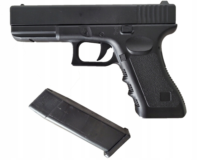 Guľová pištoľ Glock 17 Replika 1: 1 kovový ASG