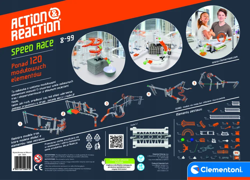 Clementoni Action - závodná reakcia 50691