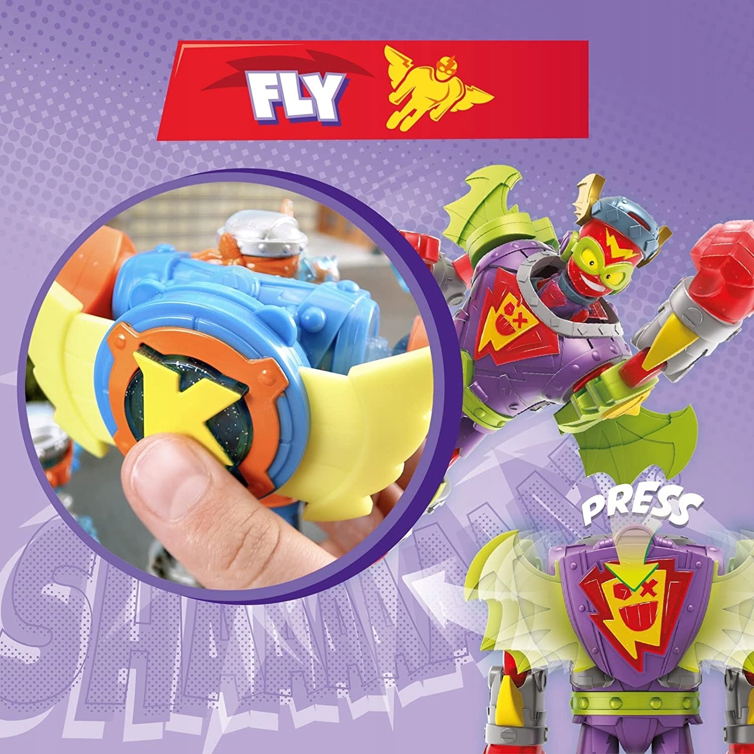 Super zings veci robot superbot búrka zúrivosť