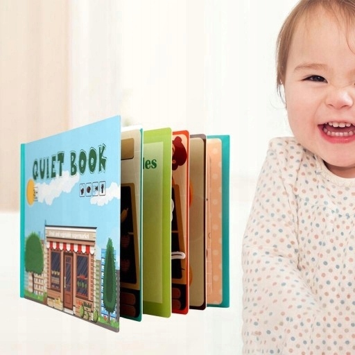 4x tichá kniha Montessori raná veda pre