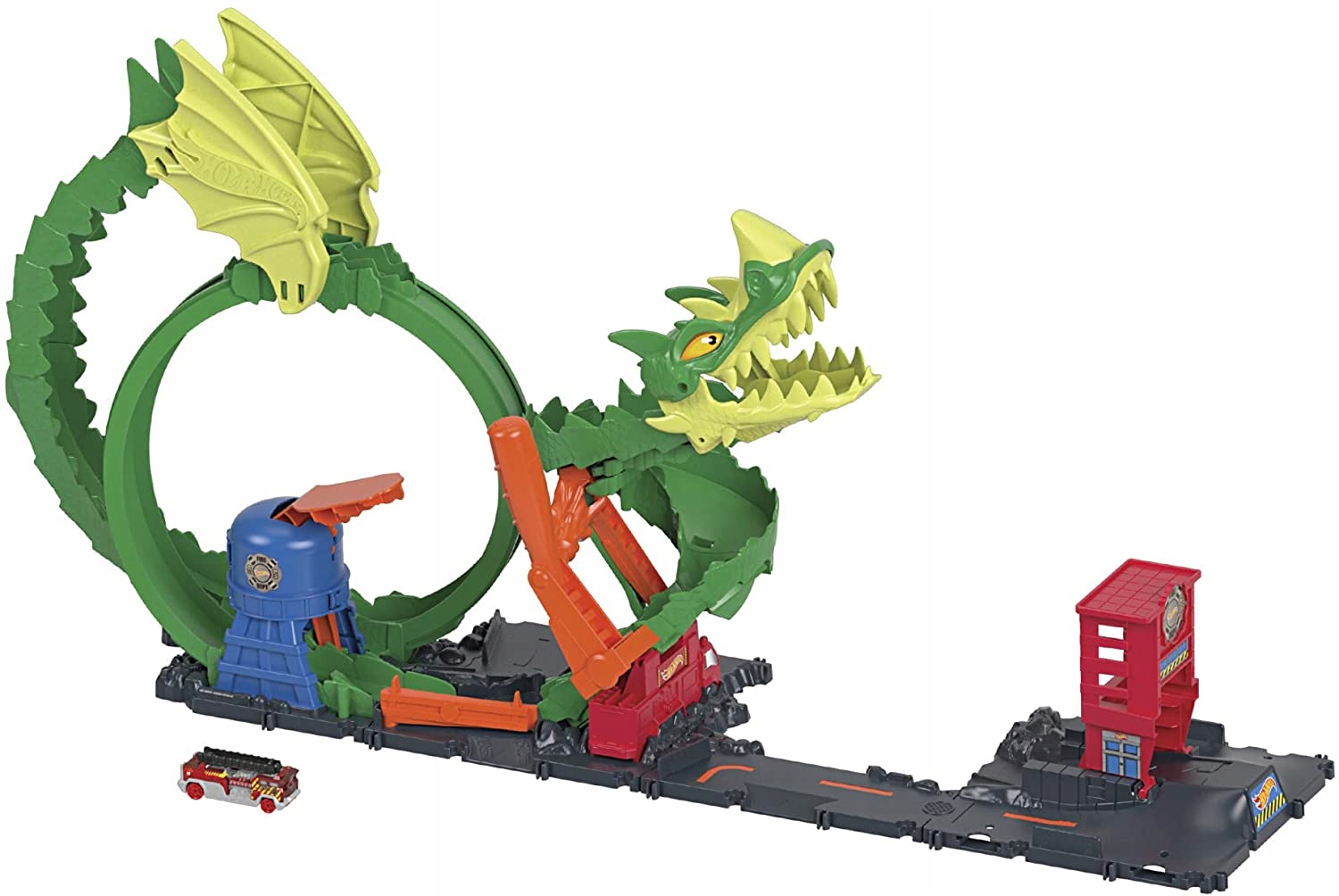 Hot Wheels City Set Dragon Dante + auto