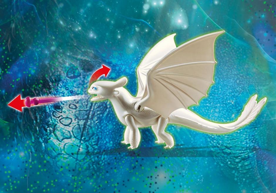 PlayMobil 70038 Dragons White Furia s malým drakom