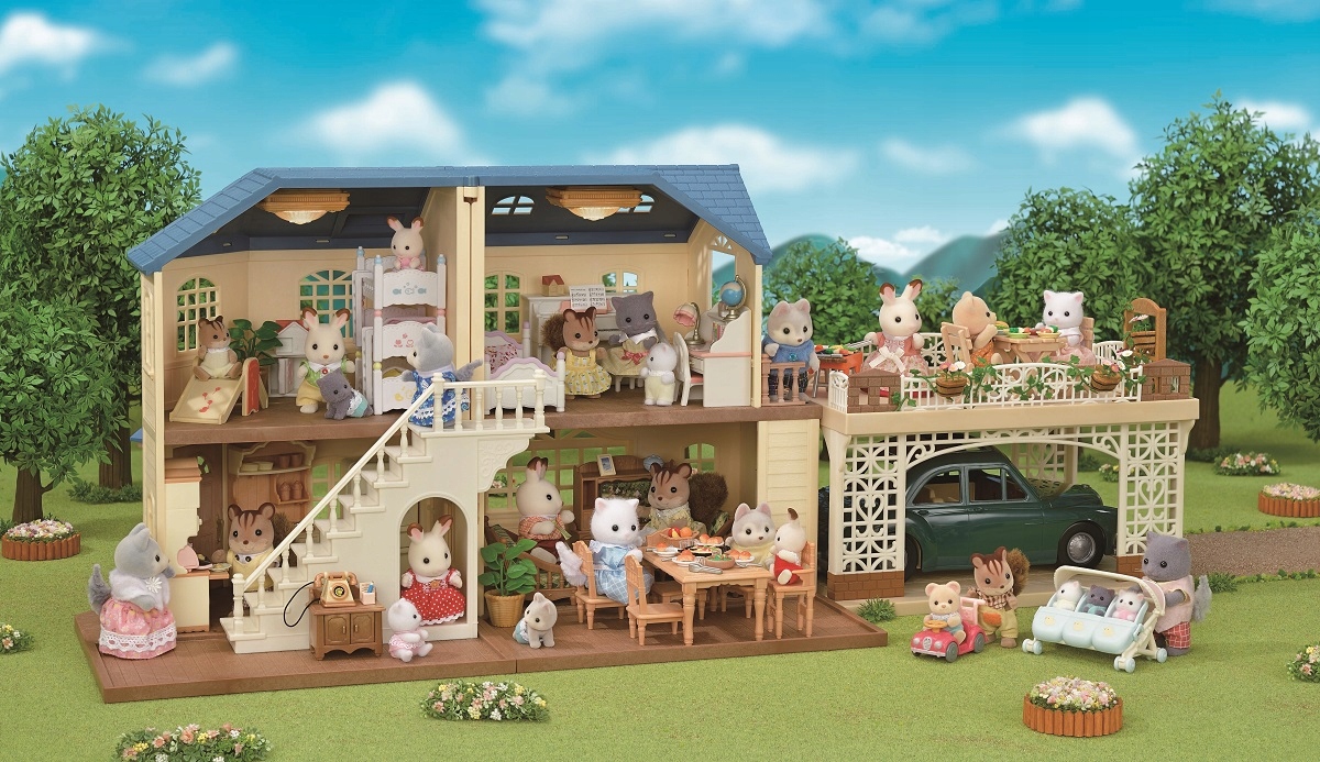 Sylvánske rodiny - 4in1: House Auto figur nábytok