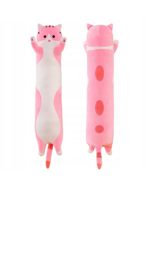 Vankúš s mačkou dlhá plyšová mačka 70 cm xxl