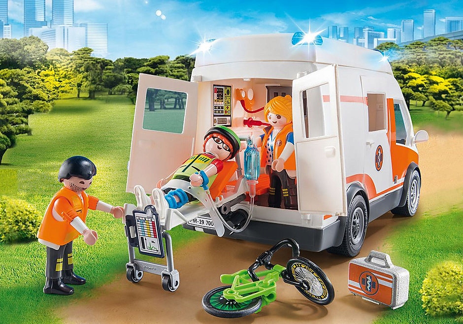 PlayMobil 70049 Ambulancia so svetlom a zvukom