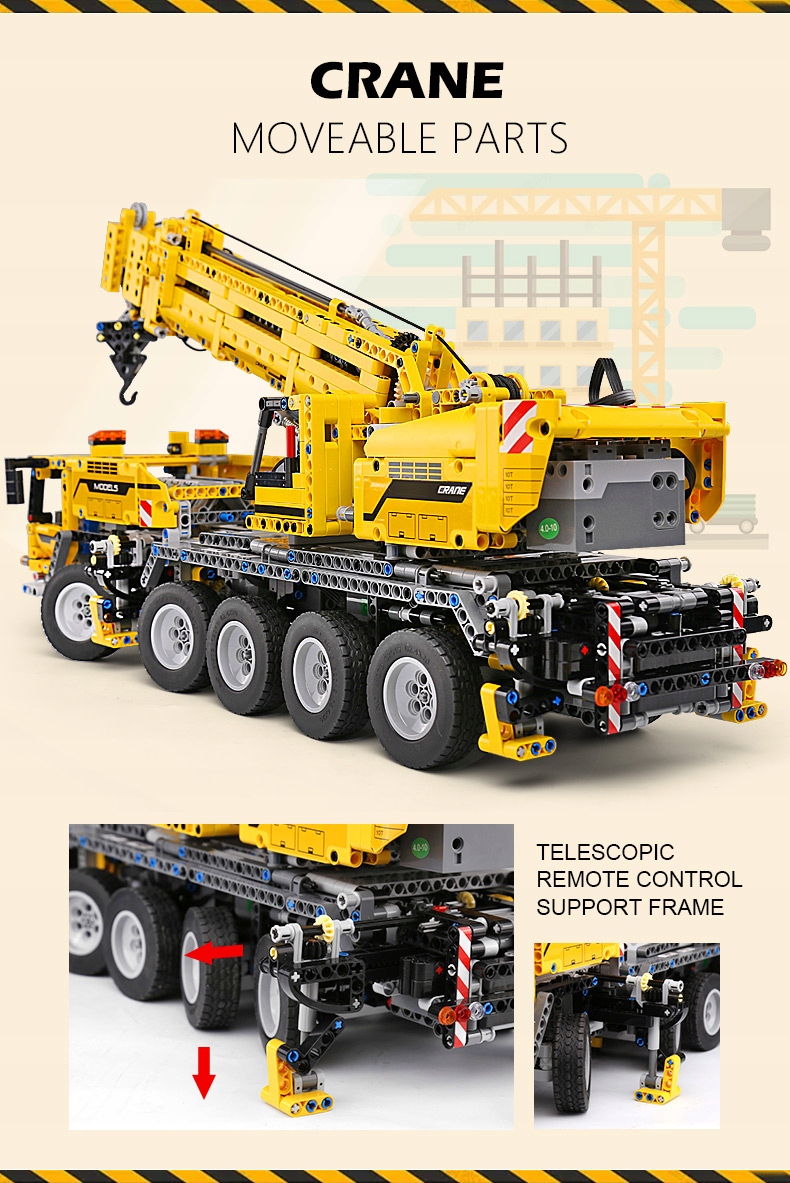 Technológia 13107 APP RC Mechanical Crane MK II