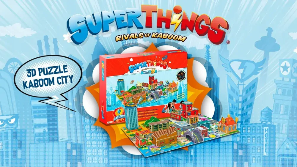 Super Things Super Zings Puzzle 3d Kaboom City
