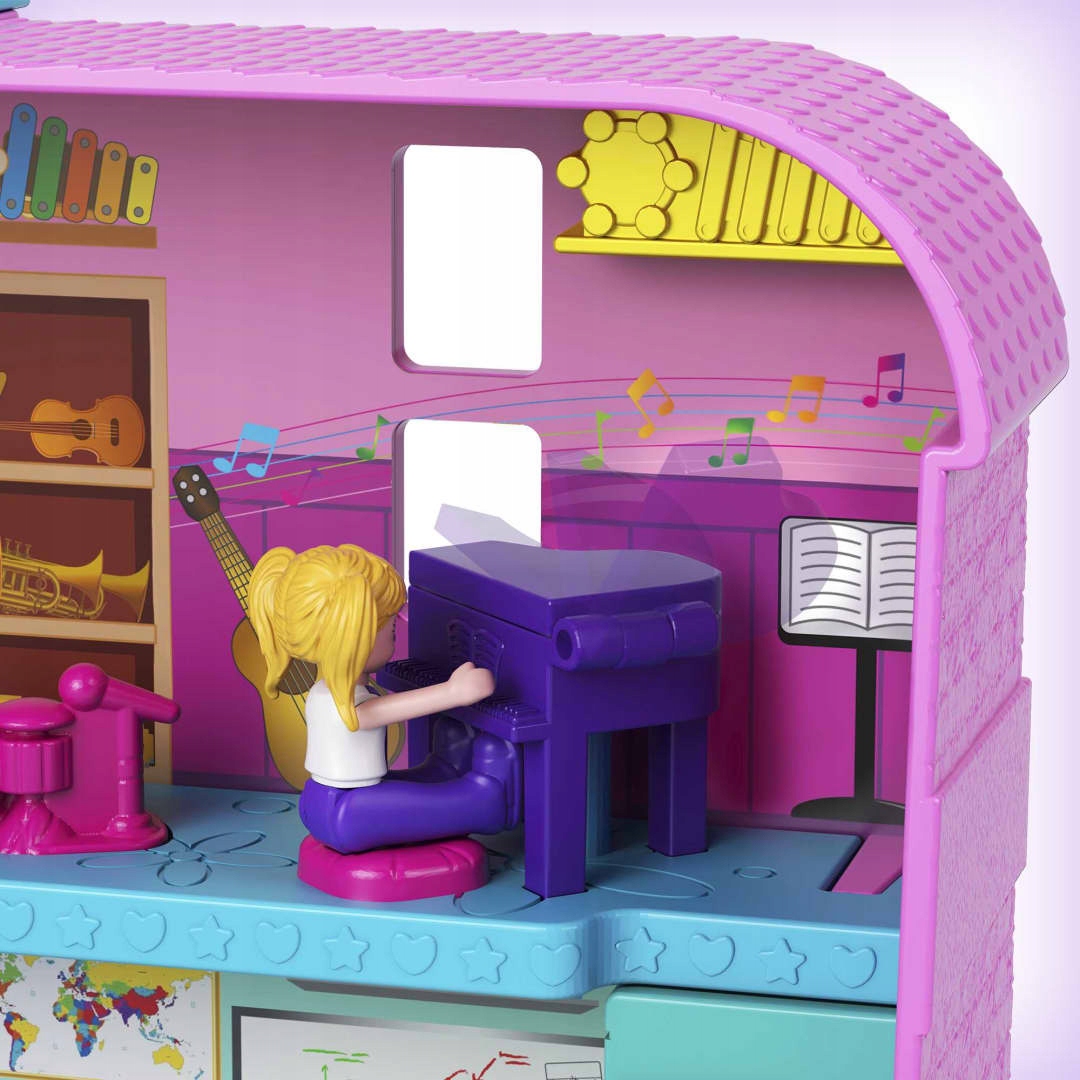 Polly Pocket Set School Pollyville Gvy51