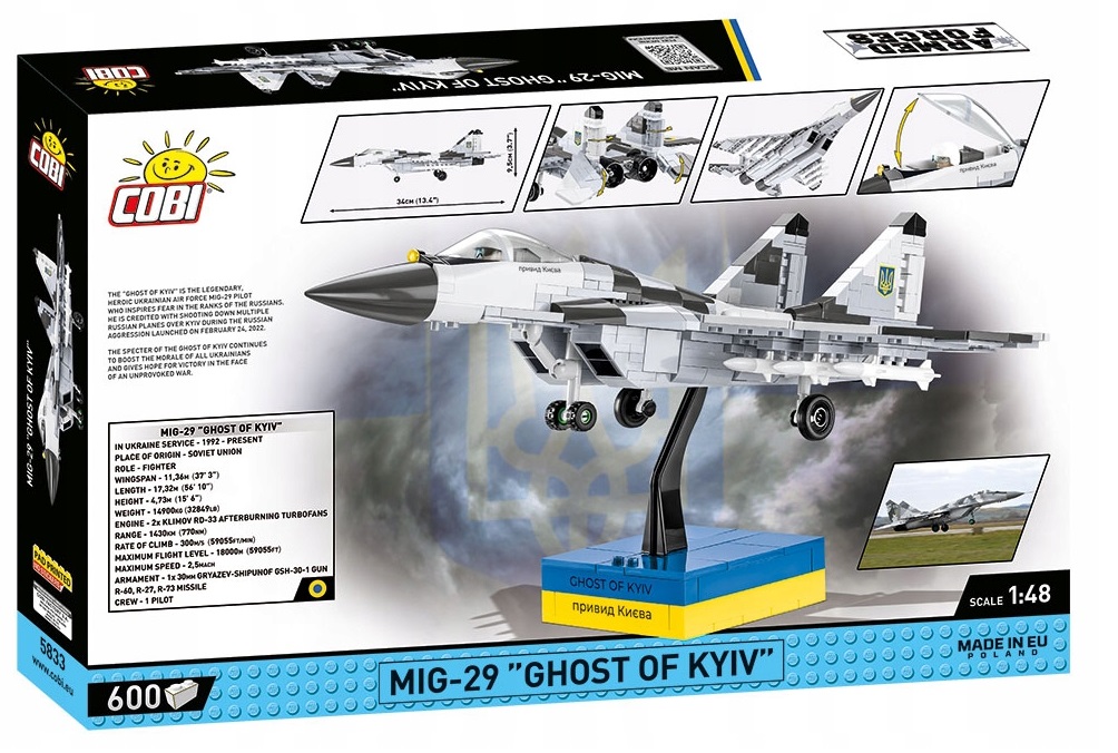 COBI 5833 MIG-29 KIEV Spirit Special Edition