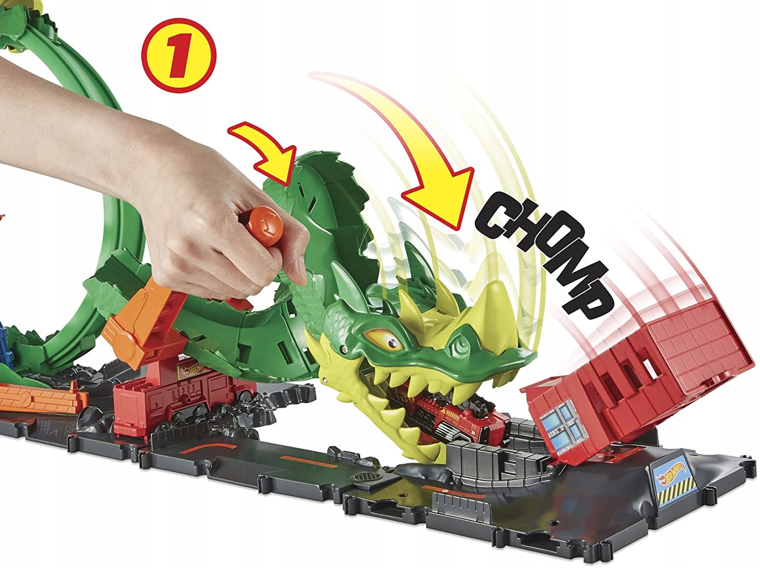 Hot Wheels City Set Dragon Dante + auto