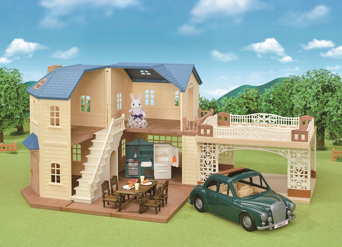 Sylvánske rodiny - 4in1: House Auto figur nábytok