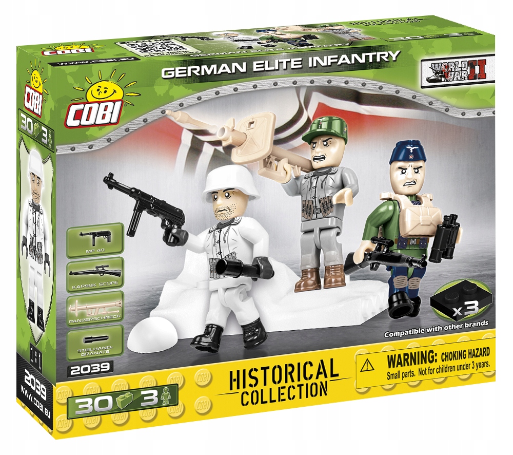 COBI 2039 Bloky figúrky pechotní vojaci nemecký