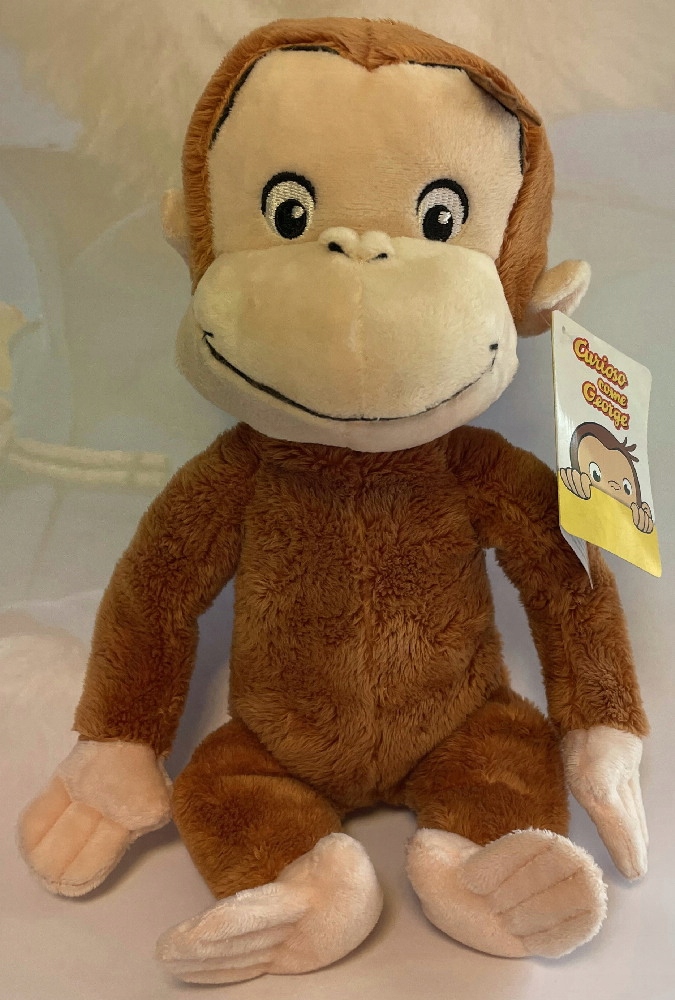 Zvedavý George 28 cm plyšový