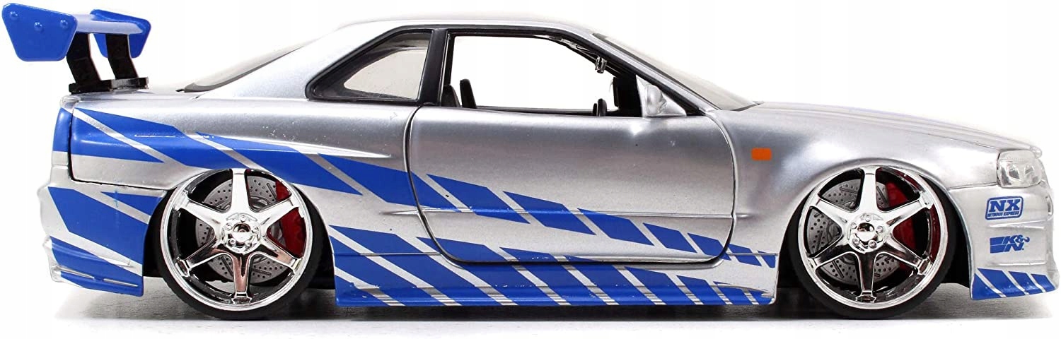 Hračky zje rýchle a zúrivé Nissan Skyline 2002
