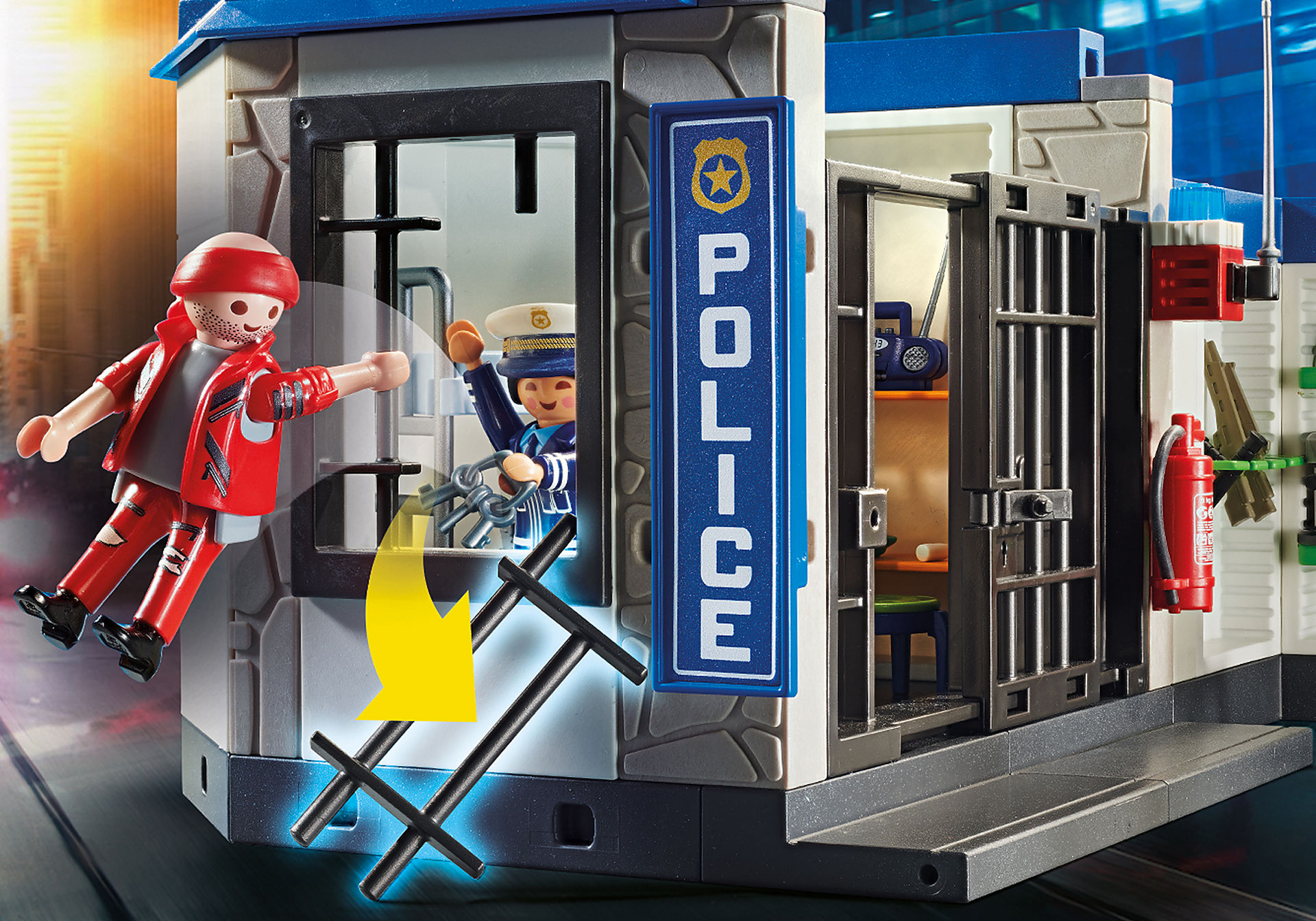 Playmobil 70568 policajný útek z väzenia