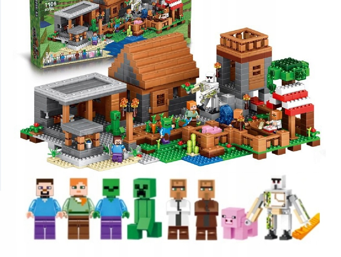 Minecraft Blocks 21128 Mega veľká dedina 1106ele