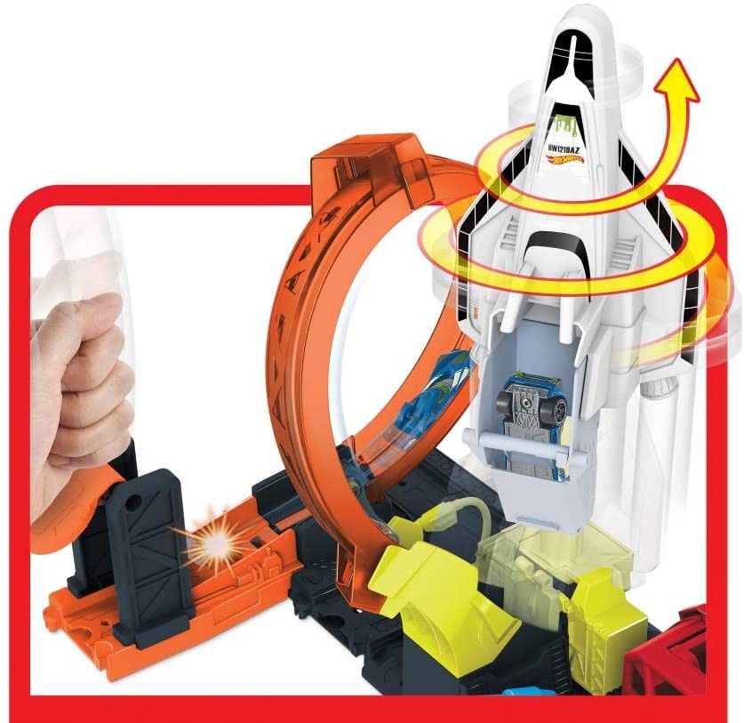 HOT WHEELS TRACK SET STRELENÁ RAKETA + aut