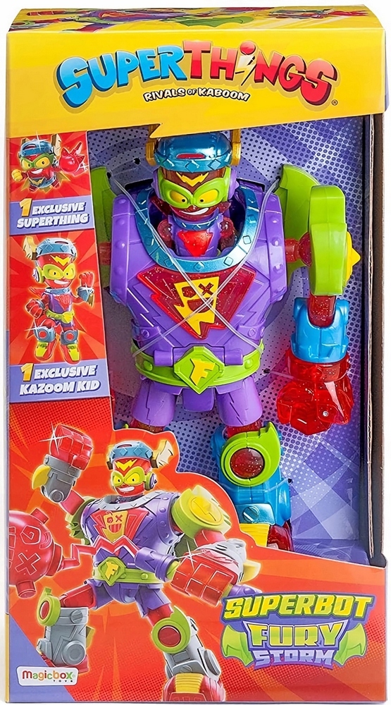 Super zings veci robot superbot búrka zúrivosť