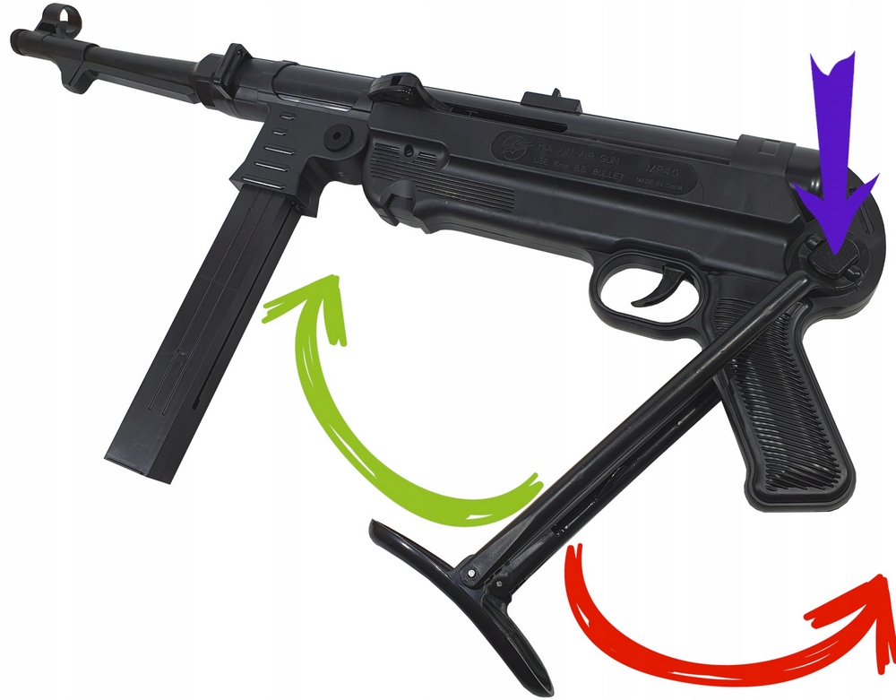 MP-40 Schmeisser ASG Sniper Ball Ball Ball