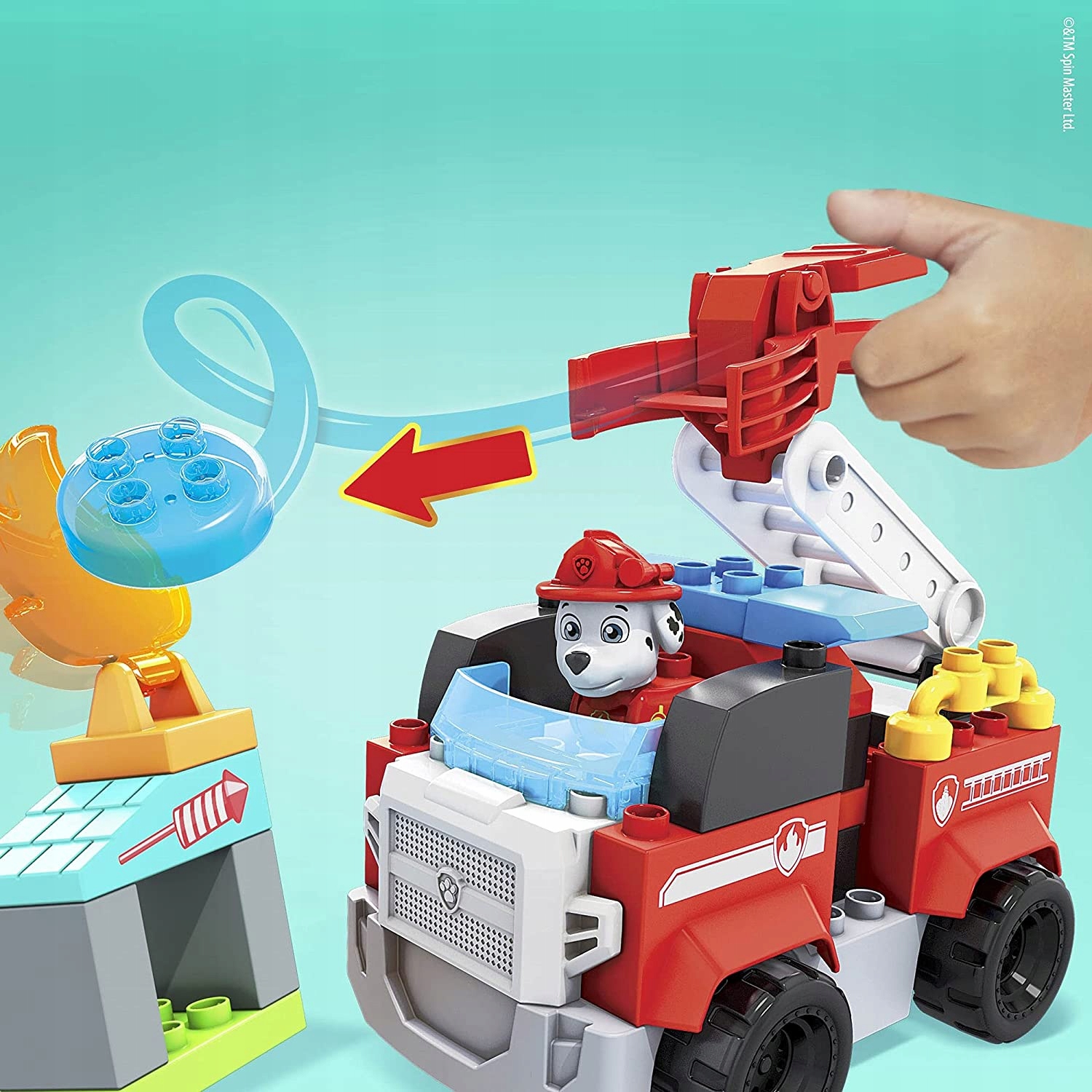 Mega Bloks psi hasičský hasičský kamión Marshall