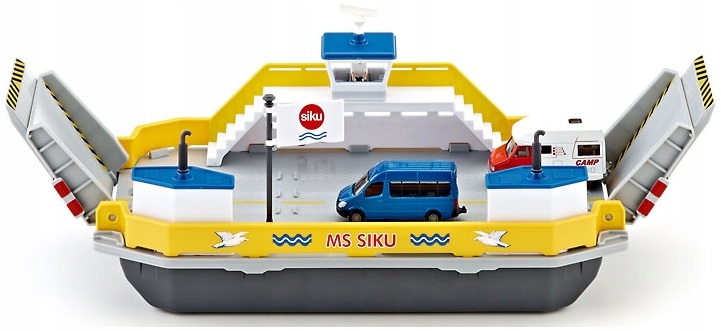 SIKU WORLD 1750 Prom + 2 autá | 1:50