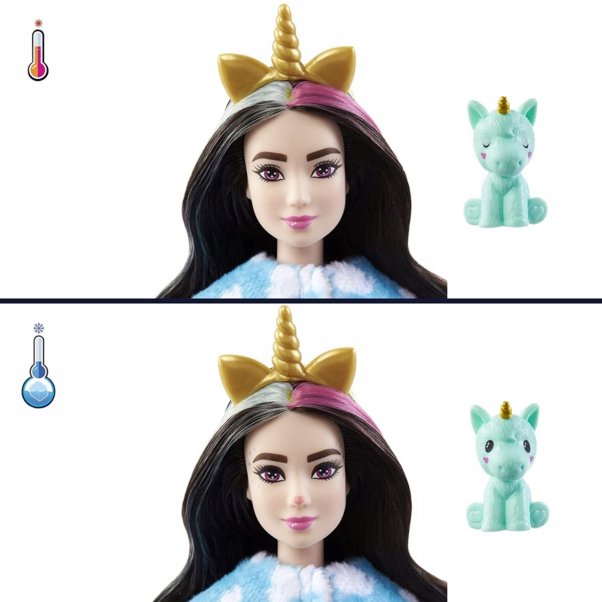 Barbie cutie odhalí bábiku Unicorn Hjl58