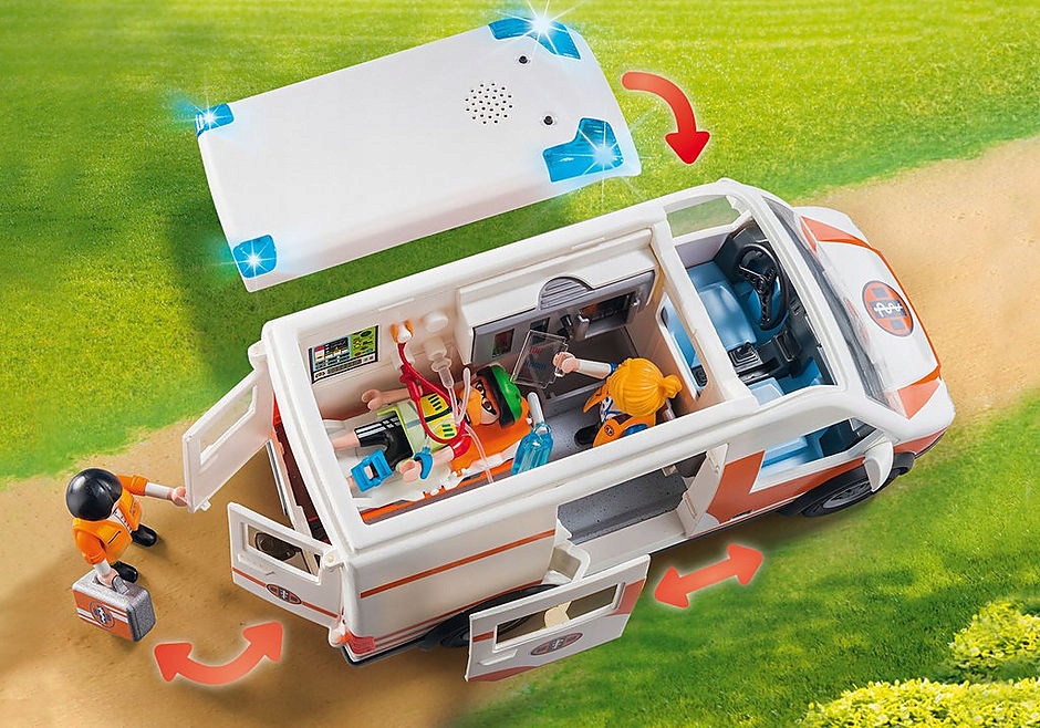 PlayMobil 70049 Ambulancia so svetlom a zvukom