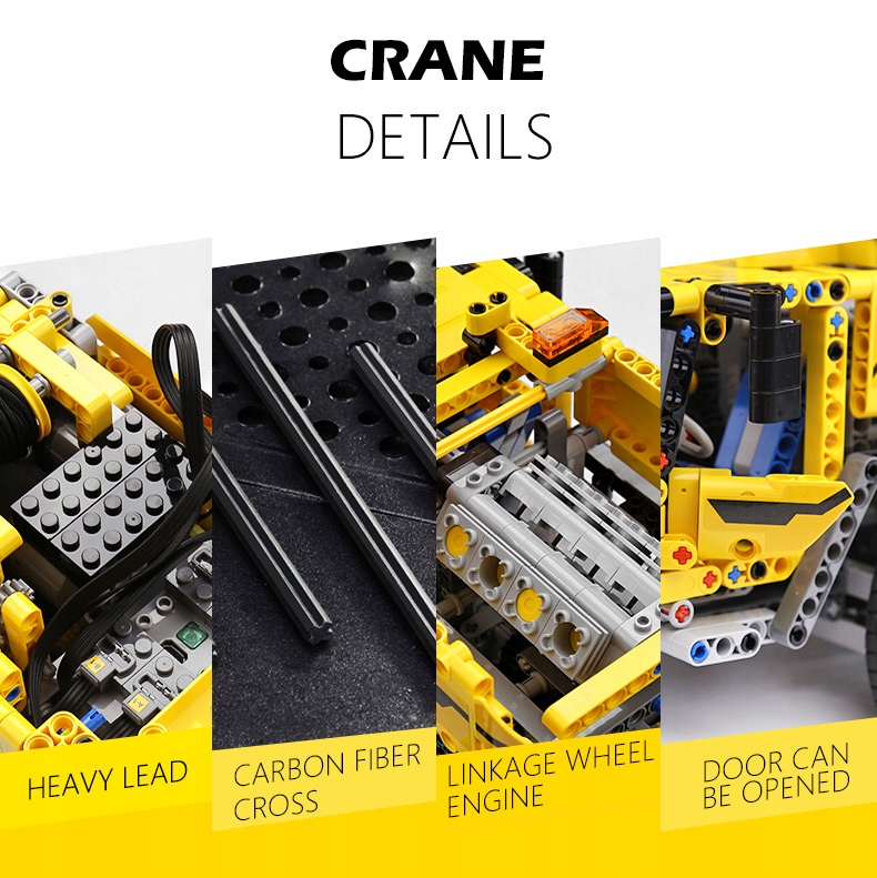 Technológia 13107 APP RC Mechanical Crane MK II