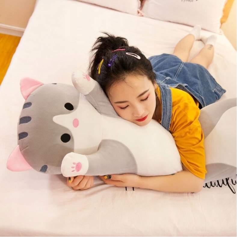 Dlhé mačiatko maskot vankúš Plyš 150 cm xl