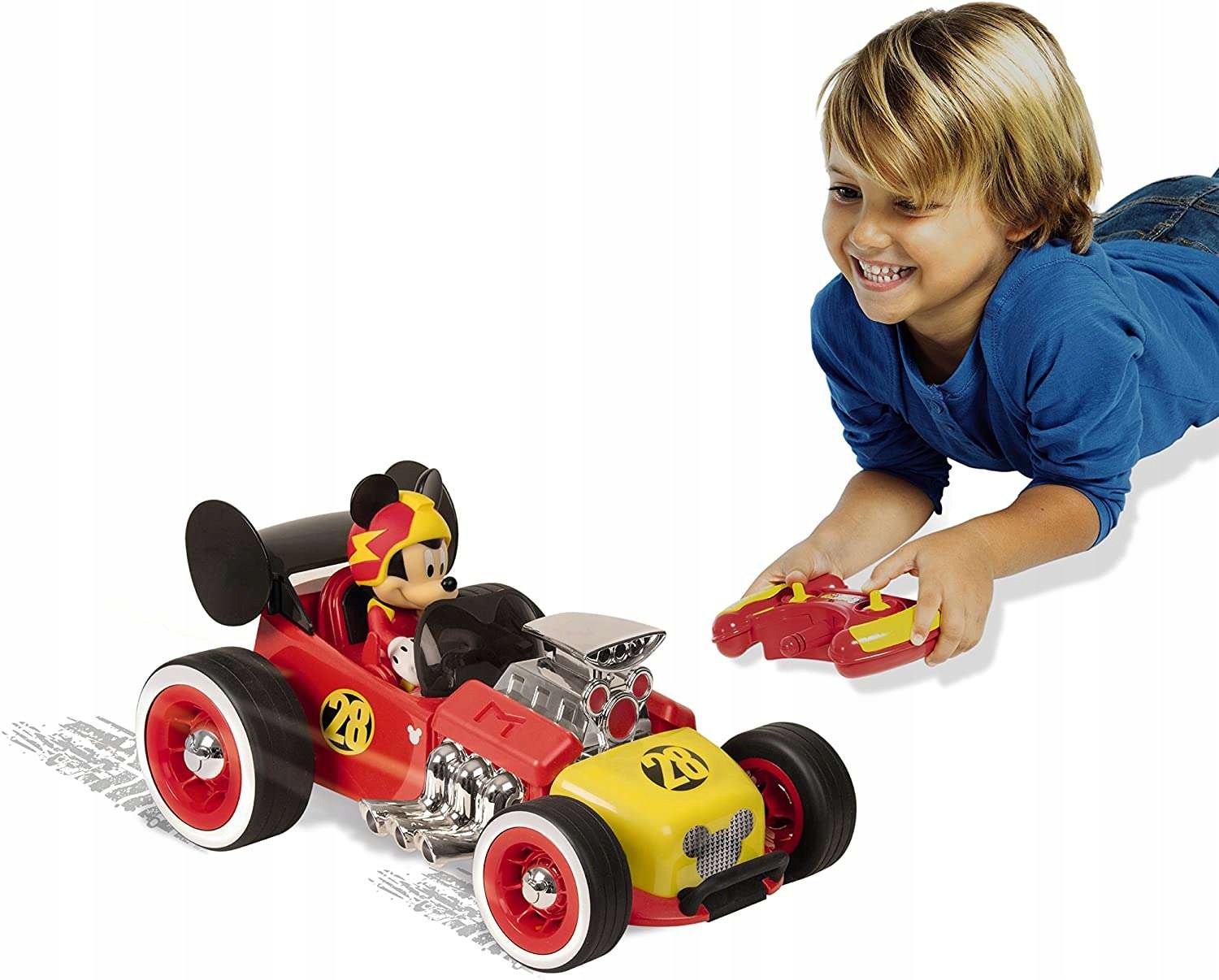 Na diaľku ovládané auto Mickey Hot Rod RC